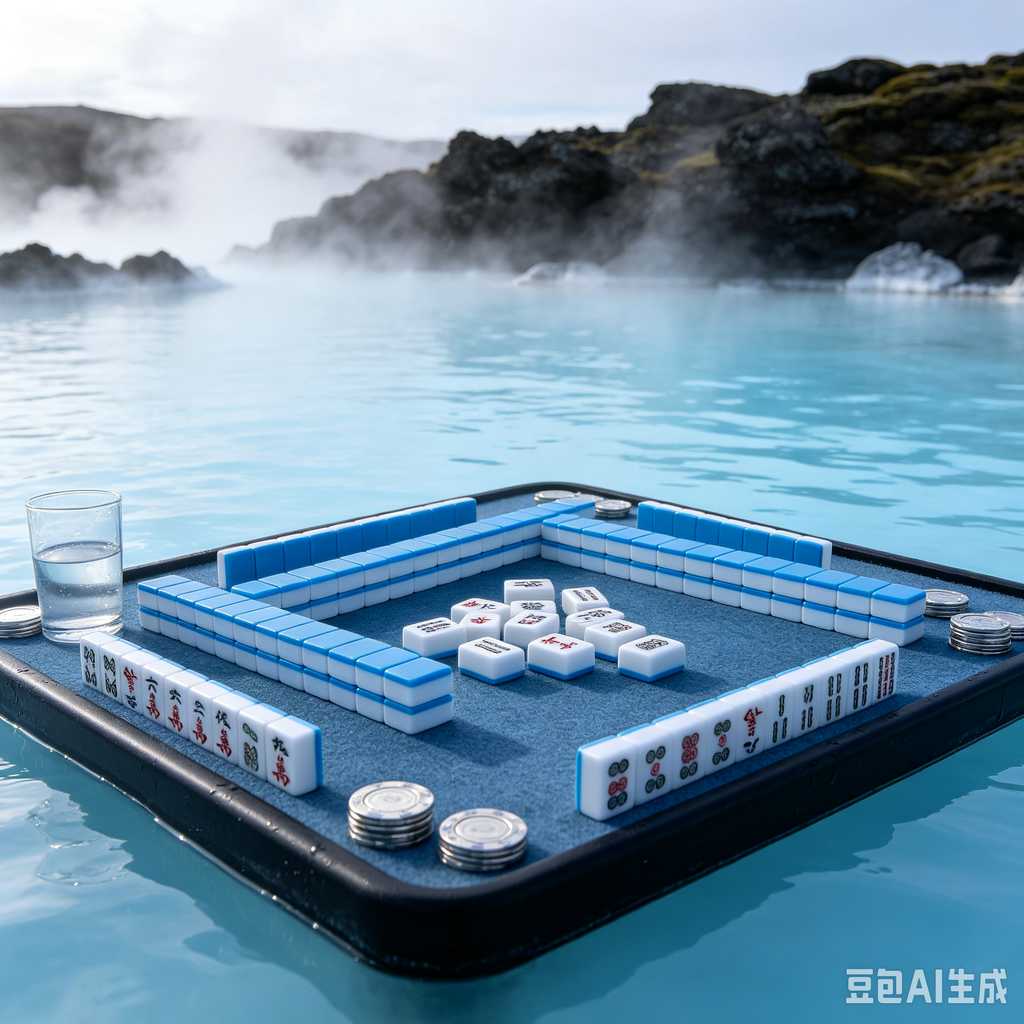 travel mahjong table mat set