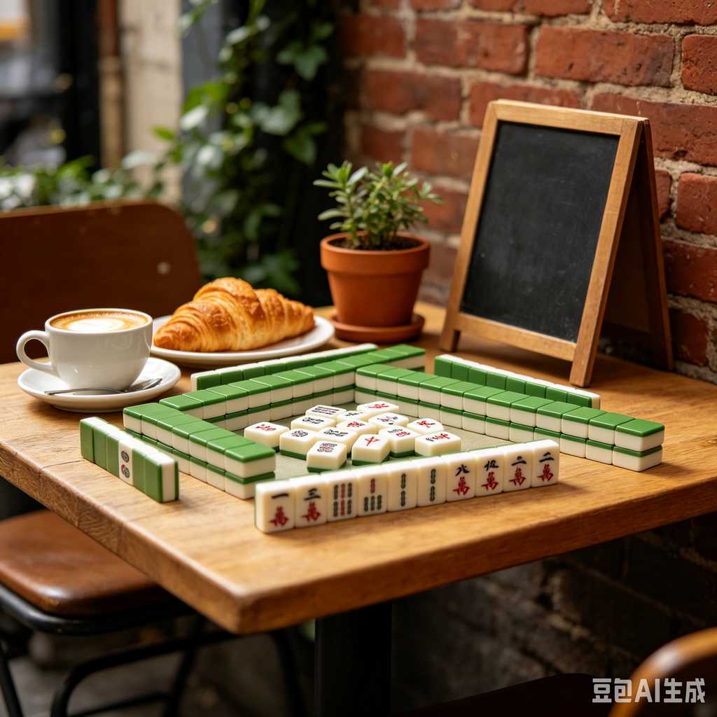 bright print mahjong tiles