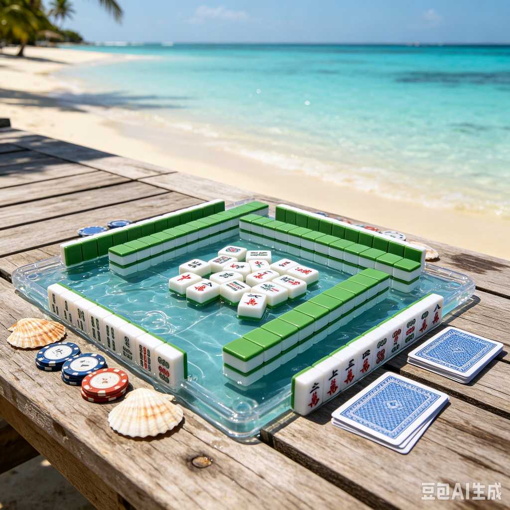 vintage style mahjong set